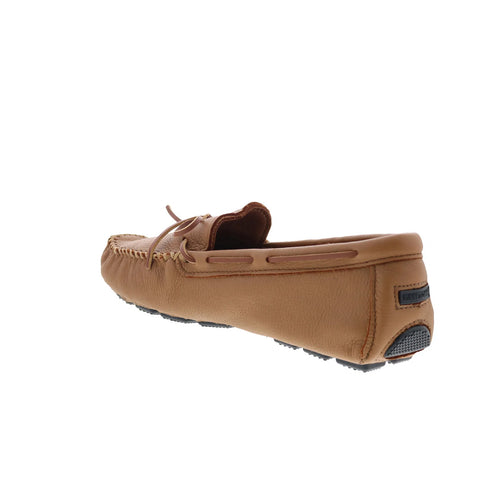 Minnetonka Moosehide Driver Mens Brown Loafers & Slip Ons Moccasin Shoes