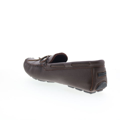 Minnetonka Moosehide Driver Mens Brown Loafers & Slip Ons Moccasin Shoes