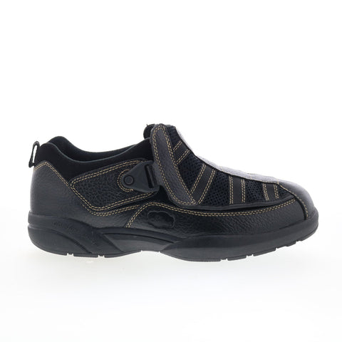 Dr. Comfort Edward X 9610 Mens Black Wide Leather Lifetsyle Sneakers Shoes