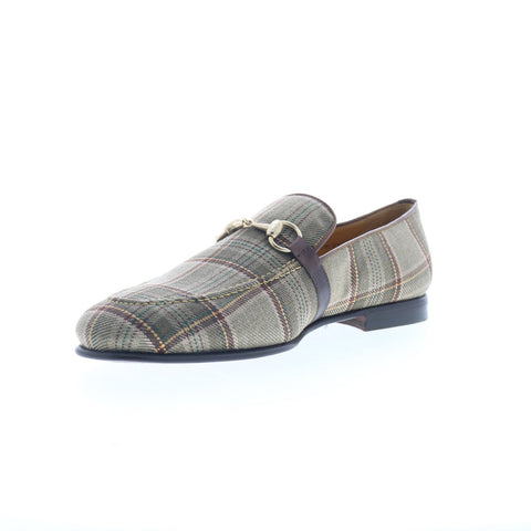Mezlan Knighton Slip On 9620 Mens Gray Canvas Loafers & Slip Ons Casual Shoes