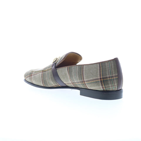 Mezlan Knighton Slip On 9620 Mens Gray Canvas Loafers & Slip Ons Casual Shoes