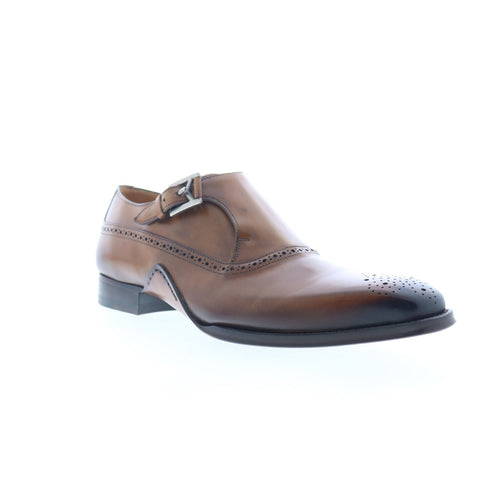 Mezlan Phillipe 9730 Mens Brown Leather Loafers & Slip Ons Casual Shoes