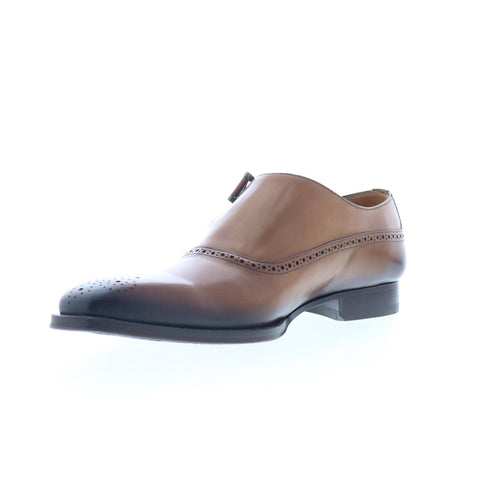 Mezlan Phillipe 9730 Mens Brown Leather Loafers & Slip Ons Casual Shoes