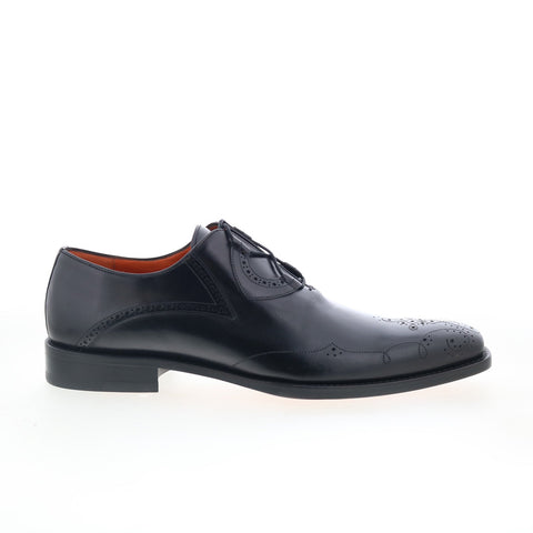 Mezlan Anders Italian Calf 9772 Mens Black Oxfords Wingtip & Brogue Shoes