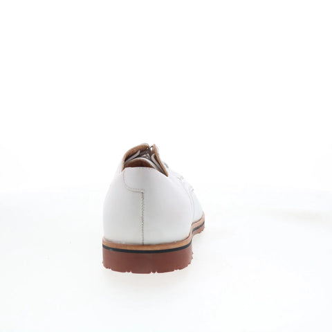 T.B. Phelps 995-70-8961 Mens White Leather Oxfords & Lace Ups Casual Shoes