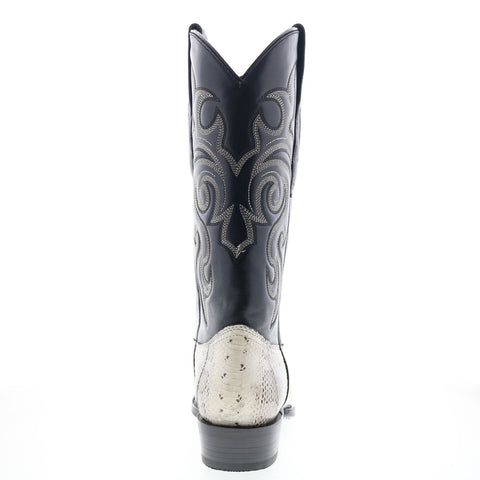 Los Altos J-Toe Water Snake 996749 Mens Beige Wide Cowboy Western Boots