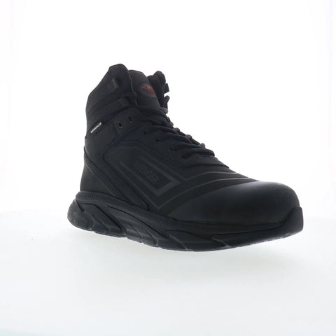 Avenger K4 Mid AT A251 Mens Black Wide Leather Lace Up Work & Safet Boots