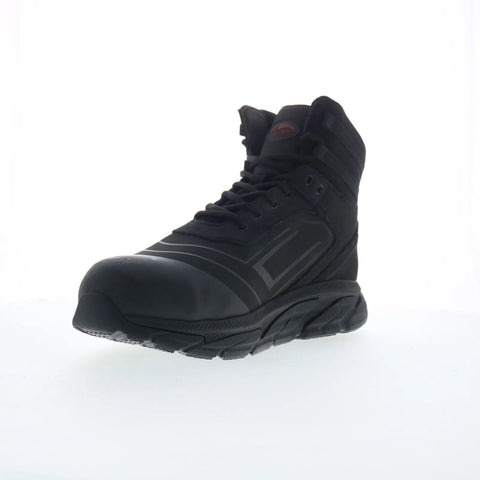 Avenger K4 Mid AT A251 Mens Black Wide Leather Lace Up Work & Safet Boots