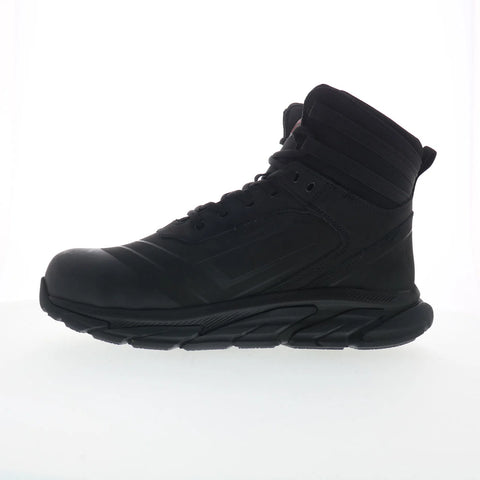 Avenger K4 Mid AT A251 Mens Black Wide Leather Lace Up Work & Safet Boots