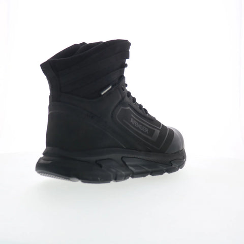 Avenger K4 Mid AT A251 Mens Black Wide Leather Lace Up Work & Safet Boots
