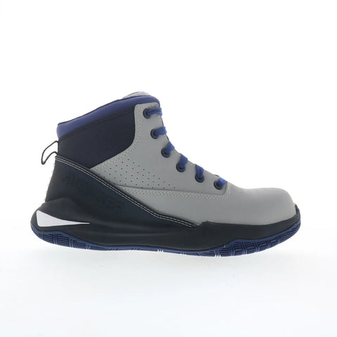 Avenger Reaction Mid CN A804 Mens Gray Nubuck Lace Up Work & Safety Boots
