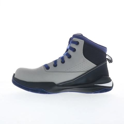 Avenger Reaction Mid CN A804 Mens Gray Nubuck Lace Up Work & Safety Boots