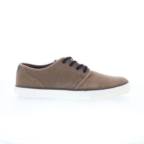 DC Studio SD ADYS300111 Mens Brown Suede Skate Inspired Sneakers Shoes