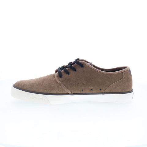 DC Studio SD ADYS300111 Mens Brown Suede Skate Inspired Sneakers Shoes
