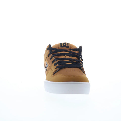 DC Pure Mid ADYS400082-WEA Womens Brown Leather Lifestyle Sneakers Shoes