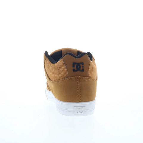 DC Pure Mid ADYS400082-WEA Womens Brown Leather Lifestyle Sneakers Shoes