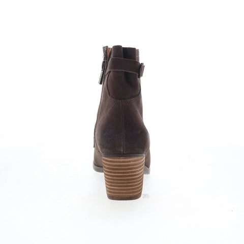 Aetrex Rubi AH124 Womens Brown Suede Zipper Ankle & Booties Boots