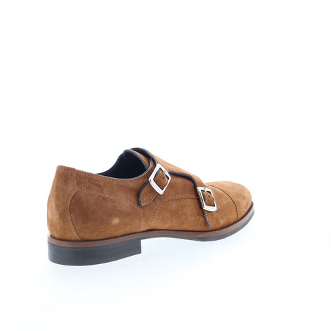 Di Bianco Albanella Mens Brown Suede Loafers & Slip Ons Casual Shoes