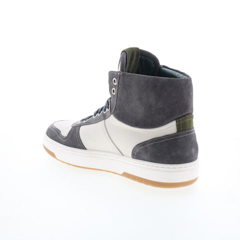 Pastori by Di Bianco Alexios Mens White Suede Lace Up Lifestyle Sneakers Shoes