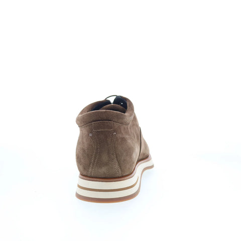 Di Bianco Ancona Mens Brown Suede Oxfords & Lace Ups Wingtip & Brogue Shoes