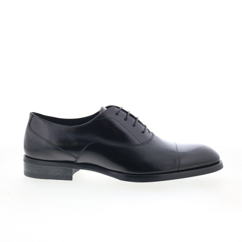 Pastori by Di Bianco Andronikos Mens Black Oxfords & Lace Ups Cap Toe Shoes