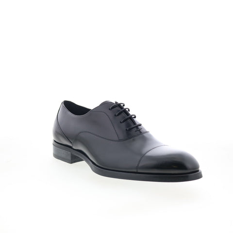 Pastori by Di Bianco Andronikos Mens Black Oxfords & Lace Ups Cap Toe Shoes