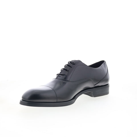 Pastori by Di Bianco Andronikos Mens Black Oxfords & Lace Ups Cap Toe Shoes