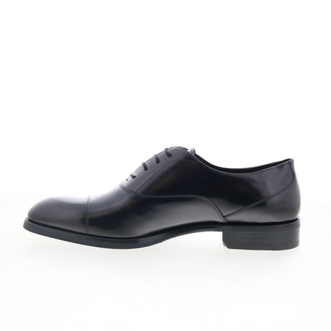 Pastori by Di Bianco Andronikos Mens Black Oxfords & Lace Ups Cap Toe Shoes