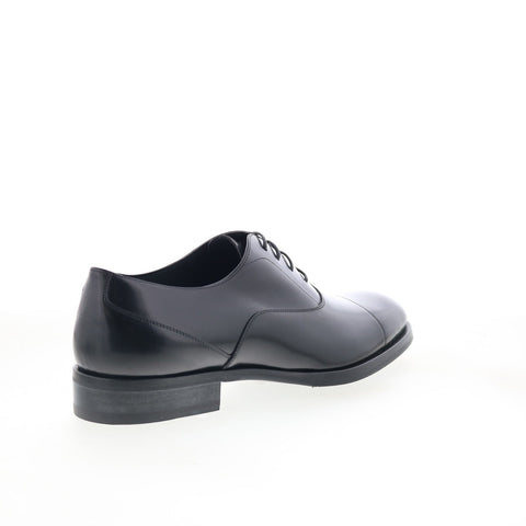 Pastori by Di Bianco Andronikos Mens Black Oxfords & Lace Ups Cap Toe Shoes