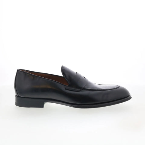 Pastori by Di Bianco Antonius Mens Black Loafers & Slip Ons Penny Shoes