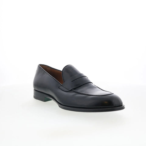 Pastori by Di Bianco Antonius Mens Black Loafers & Slip Ons Penny Shoes