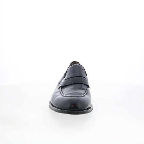Pastori by Di Bianco Antonius Mens Black Loafers & Slip Ons Penny Shoes