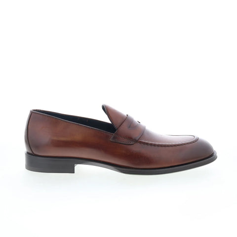 Pastori by Di Bianco Antonius Mens Brown Loafers & Slip Ons Penny Shoes