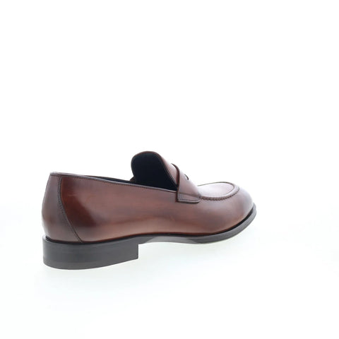 Pastori by Di Bianco Antonius Mens Brown Loafers & Slip Ons Penny Shoes