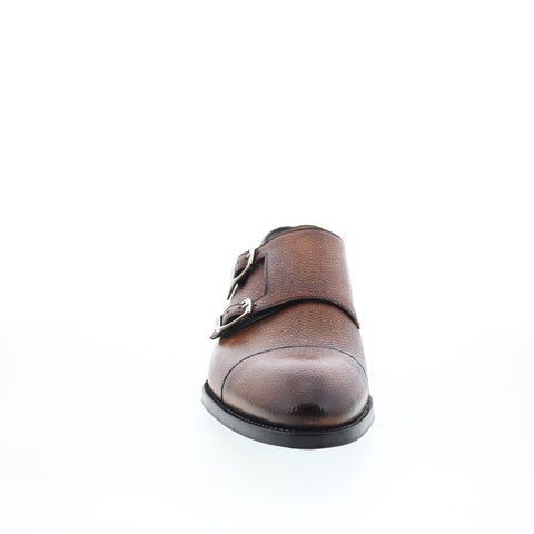 Di Bianco Arezzo Mens Brown Leather Loafers & Slip Ons Casual Shoes