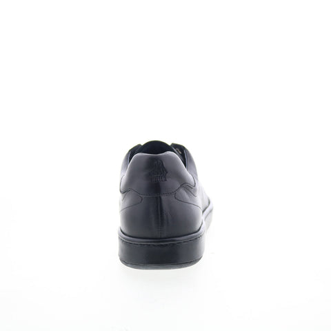 Di Bianco Arsol Mens Black Leather Lace Up Lifestyle Sneakers Shoes