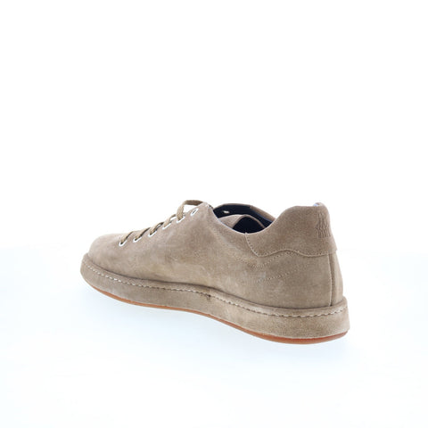 Di Bianco Arsoli Mens Brown Suede Lace Up Lifestyle Sneakers Shoes