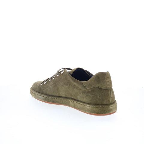 Di Bianco Asdi Mens Green Suede Lace Up Lifestyle Sneakers Shoes