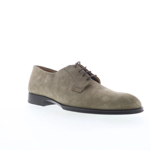 Pastori by Di Bianco Attilius Mens Gray Oxfords & Lace Ups Plain Toe Shoes