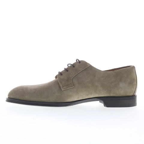 Pastori by Di Bianco Attilius Mens Gray Oxfords & Lace Ups Plain Toe Shoes