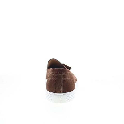 Pastori by Di Bianco Audus Mens Brown Suede Loafers & Slip Ons Casual Shoes