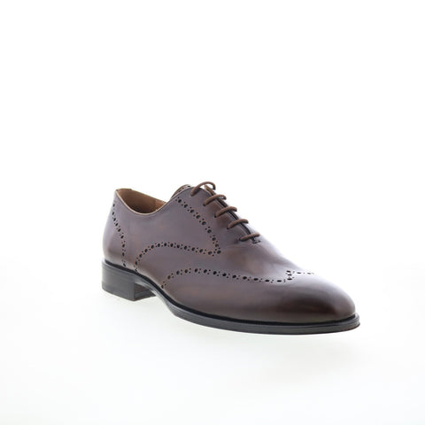 Pastori by Di Bianco Augustus Mens Brown Oxfords Wingtip & Brogue Shoes