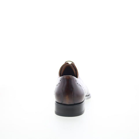 Pastori by Di Bianco Augustus Mens Brown Oxfords Wingtip & Brogue Shoes