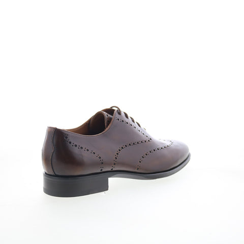 Pastori by Di Bianco Augustus Mens Brown Oxfords Wingtip & Brogue Shoes
