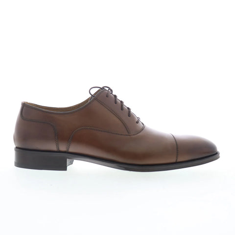 Pastori by Di Bianco Avitus Mens Brown Oxfords & Lace Ups Cap Toe Shoes
