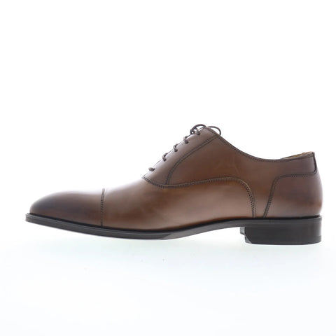 Pastori by Di Bianco Avitus Mens Brown Oxfords & Lace Ups Cap Toe Shoes