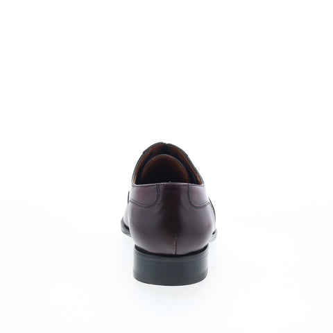 Pastori by Di Bianco Avitus Mens Burgundy Oxfords & Lace Ups Cap Toe Shoes