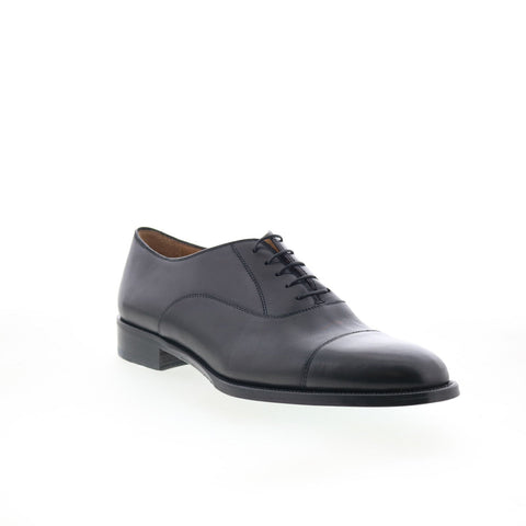 Pastori by Di Bianco Avitus Deco Mens Black Oxfords & Lace Ups Cap Toe Shoes