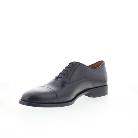 Pastori by Di Bianco Avitus Deco Mens Black Oxfords & Lace Ups Cap Toe Shoes
