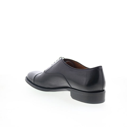 Pastori by Di Bianco Avitus Deco Mens Black Oxfords & Lace Ups Cap Toe Shoes
